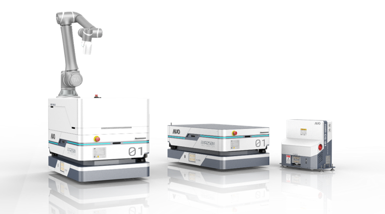 永乐高數位開發的自主式移動機器人（AMR250M），搭配全向輪並結合AI演算法、2D LiDAR、3D攝影機等技術，協助客戶實現產線全自動化